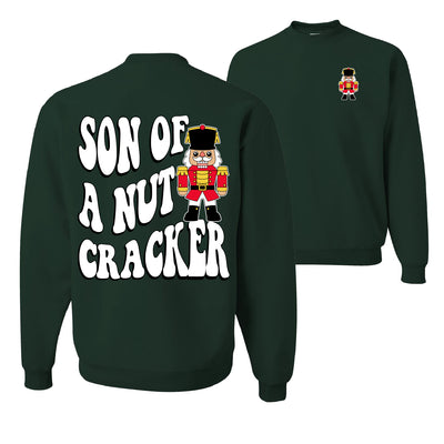 Son Of A Nut Cracker Ugly Christmas Sweater Unisex Crewneck Graphic Sweatshirt