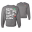 Here For The Jingle Juice Ugly Christmas Sweater Unisex Crewneck Graphic Sweatshirt