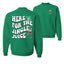 Here For The Jingle Juice Ugly Christmas Sweater Unisex Crewneck Graphic Sweatshirt