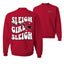 Sleigh Girl Sleigh Ugly Christmas Sweater Unisex Crewneck Graphic Sweatshirt