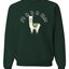 Fa la la la llama Xmas Ilama Merry Christmas Unisex Crewneck Graphic Sweatshirt
