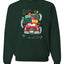 Merry and Bright Red Car Merry Christmas Unisex Crewneck Graphic Sweatshirt