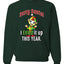 Sorry Santa I Elfed It Up This Year  Merry Christmas Unisex Crewneck Graphic Sweatshirt