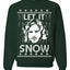 Let It Snow Jon Snow Digital Merry Ugly Christmas Sweater Unisex Crewneck Graphic Sweatshirt