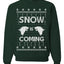 Snow is Coming GoT Stark Merry Ugly Christmas Sweater Unisex Crewneck Graphic Sweatshirt