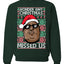 Funny Biggie Wonder Why Christmas Missed Us Ugly Christmas Sweater Unisex Crewneck Graphic Sweatshirt