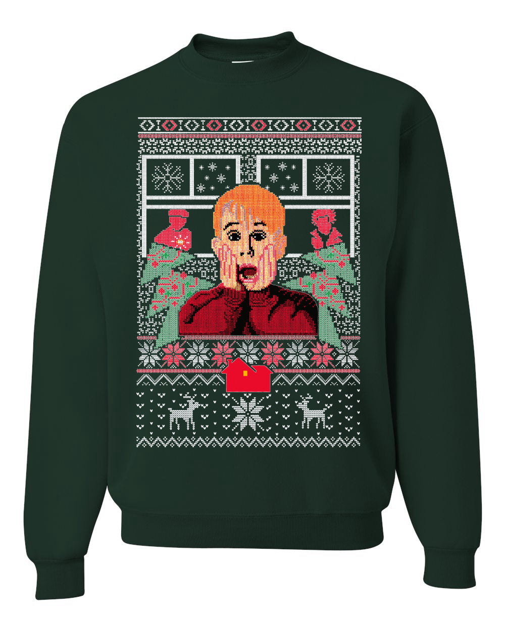 Kevin Merry Xmas Movie Fan Ugly Christmas Sweater Unisex Crewneck Graphic Sweatshirt