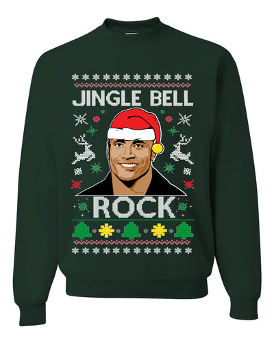 Jingle Bell Rock Ugly Christmas Sweater Unisex Crewneck Sweatshirt