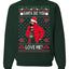 Santa Do You Love Me? White  Ugly Christmas Sweater Unisex Crewneck Graphic Sweatshirt