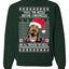 Twas The Nizzle Before Chrismizzle And All Through The Wizzle White  Ugly Christmas Sweater Unisex Crewneck Graphic Sweatshirt