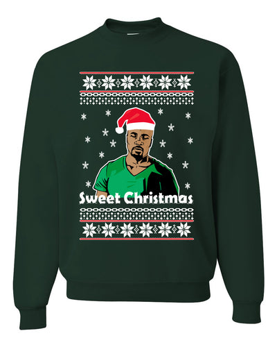 Sweet Christmas Cage TV Quote Merry Ugly Christmas Sweater Unisex Crewneck Graphic Sweatshirt
