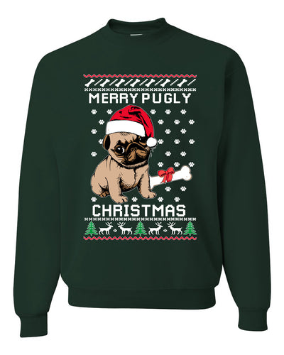 Merry PMerry Ugly Christmas Merry Ugly Christmas Sweater Unisex Crewneck Graphic Sweatshirt