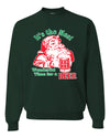 It is The Most Wonderful Time for a Beer Merry Christmas Unisex Crewneck Graphic Sweatshirt