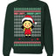 Red Light Green Light Ugly Christmas Sweater Unisex Crewneck Graphic Sweatshirt