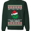 Just Took A DNA Test Turns Out I'm 100% That Grinch Ugly Christmas Sweater Unisex Crewneck Graphic Sweatshirt