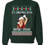 It's Christmas Bitch Britney Spears  Ugly Christmas Sweater Unisex Crewneck Sweatshirt