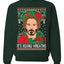 It's Keanu Wreaths Ugly Christmas Sweater Unisex Crewneck Sweatshirt