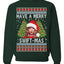 Merry Swiftmas Ugly Christmas Sweater Unisex Crewneck Sweatshirt