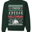 I Prefer Halloween Dancing Skeletons Ugly Christmas Sweater Unisex Crewneck Sweatshirt