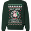 Out Here Looking Like A Snack Cookie Ugly Christmas Sweater Unisex Crewneck Sweatshirt