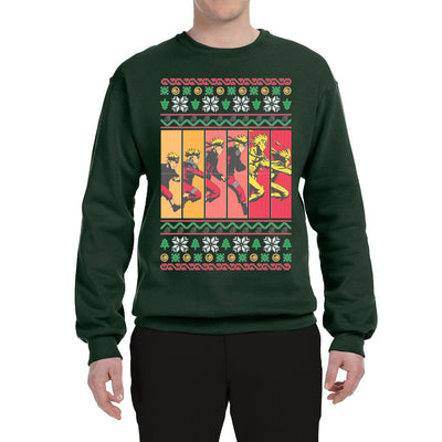 Anime Comic Cartoon Ugly Christmas Sweater Unisex Crewneck Graphic Sweatshirt