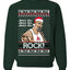 Funny The Rock Jingle Bell Rock Johnson  Ugly Christmas Sweater Unisex Crewneck Sweatshirt