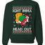 Ight Imma Head Out Funny Santa Xmas Meme Merry Ugly Christmas Sweater Unisex Crewneck Graphic Sweatshirt