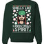 Smells Like Christmas Spirit Merry Ugly Christmas Sweater Unisex Crewneck Graphic Sweatshirt