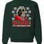 Woooo! It's Christmas Time Ugly Christmas Sweater Unisex Crewneck Sweatshirt