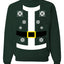 Jolly Santa Suit Winter Candy Cane Merry Ugly Christmas Sweater Unisex Crewneck Graphic Sweatshirt