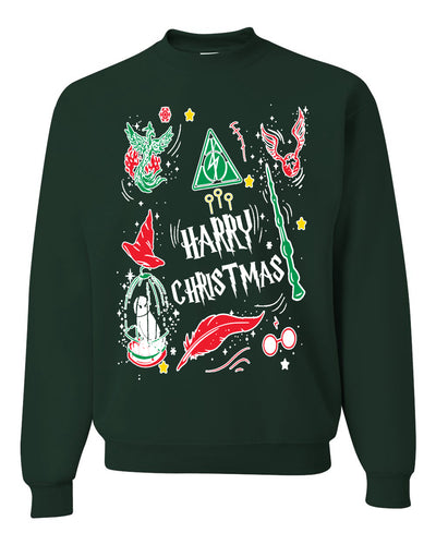 Harry Christmas Ugly Christmas Sweater Christmas Unisex Crewneck Graphic Sweatshirt