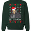 Let It Snow Jon Snow Full Color GoT Merry Ugly Christmas Sweater Unisex Crewneck Graphic Sweatshirt