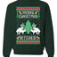 Merry Christmas Bitches Merry Ugly Christmas Sweater Unisex Crewneck Graphic Sweatshirt
