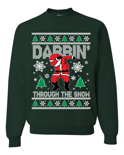 Darbin Through The Snow Christmas Ugly Christmas Sweater Unisex Crewneck Graphic Sweatshirt
