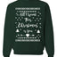 All I Want for Christmas is You Merry Ugly Christmas Sweater Unisex Crewneck Graphic Sweatshirt