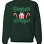 Gangsta Wrapper Merry Christmas Unisex Crewneck Graphic Sweatshirt
