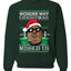 Biggie Smalls Wonder Why Christmas Missed Us  Ugly Christmas Sweater Unisex Crewneck Graphic Sweatshirt