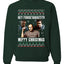 Hey Forgetabout Mery Christmas Ugly Christmas Sweater Unisex Crewneck Graphic Sweatshirt