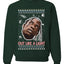 Out Like a Light Ugly Christmas Sweater Unisex Crewneck Graphic Sweatshirt