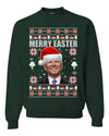 Merry Easter Christmas Unisex Crewneck Graphic Sweatshirt
