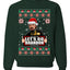 Let's Go Brandon Leo Laughing Meme  Merry Ugly Christmas Sweater Unisex Crewneck Graphic Sweatshirt