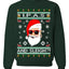 Original Hipster IPAs and Sleigh?!  Merry Ugly Christmas Sweater Unisex Crewneck Graphic Sweatshirt