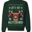 Let's Get Blitzened Rein Beer  Merry Ugly Christmas Sweater Unisex Crewneck Graphic Sweatshirt