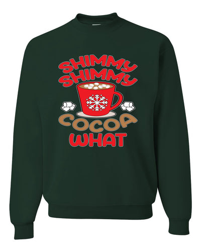 Shimmy Shimmy Cocoa What Christmas Unisex Crewneck Graphic Sweatshirt