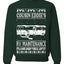 Family Vacation Cousin Eddie's RV Maintenance Ugly Christmas Sweater Unisex Crewneck Graphic Sweatshirt