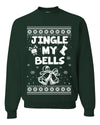 Jingle My Bells Individual Couples Ugly Christmas Sweater Unisex Crewneck Graphic Sweatshirt