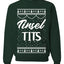 Tinsel Tits Individual Couples Ugly Christmas Sweater Unisex Crewneck Graphic Sweatshirt