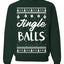 Jingle Balls Individual Couples Ugly Christmas Sweater Unisex Crewneck Graphic Sweatshirt
