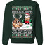 Brodolph Santa Working Out Gym the Red Nosed Gainzdeer Ugly Christmas Sweater Unisex Crewneck Graphic Sweatshirt