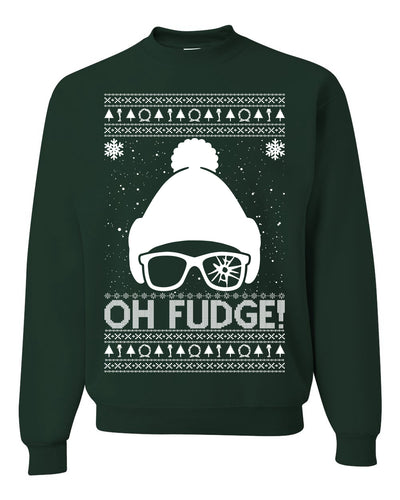 Oh Fudge Funny Movie Meme  Ugly Christmas Sweater Unisex Crewneck Graphic Sweatshirt